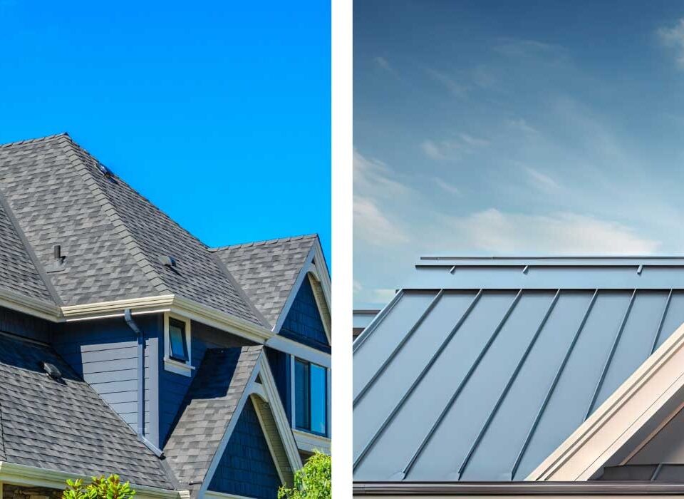 Shingle vs Metal Roofing materials